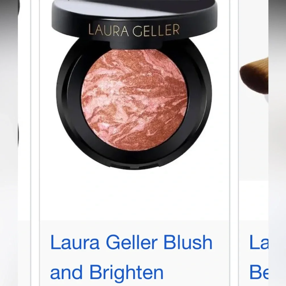 Laura Geller Baked Blush -N- Brighten Pink Buttercream (Made in Italy .